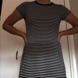 STRIPED TEE SHIRT DRESS